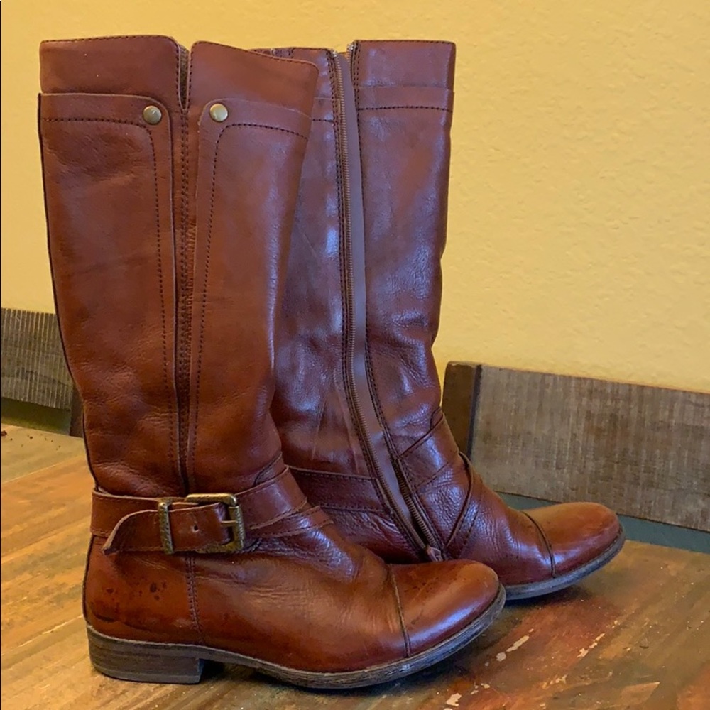 Miz Mooz brown leather boots